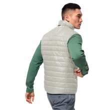 Jack Wolfskin Padded Vest JWP (lightweight, windproof, warm insulated) light grey Men